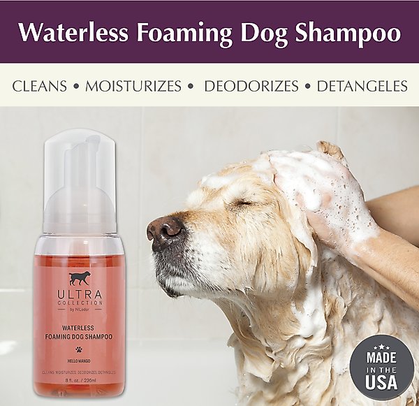 Show full view: Ultra Collection Mango & Pomegranate Waterless Foaming Dog Shampoo, 8-fl oz bottle slide 2 of 6