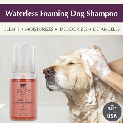 Show full view: Ultra Collection Mango & Pomegranate Waterless Foaming Dog Shampoo, 8-fl oz bottle slide 3 of 7
