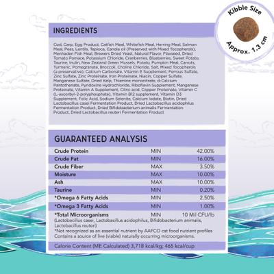 Show full view: Blackwood Bounty Grain-Free Cod & Carp Recipe Dry Cat Food, 4.5-lb bag slide 8 of 9