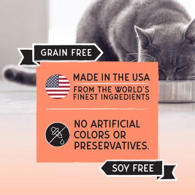 Show full view: Blackwood Bounty Grain-Free Salmon & Rainbow Trout Recipe Dry Cat Food, 4.5-lb bag slide 3 of 9