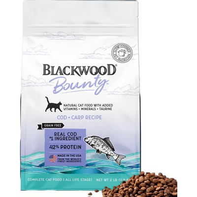 Blackwood Blackwood Bounty Grain-Free Cod & Carp Slow Cooked Dry Cat Food, 2-lb bag