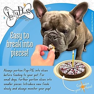 The Lazy Dog Cookie Co. Happy Birthday Pup-PIE Dog Treat, Boy