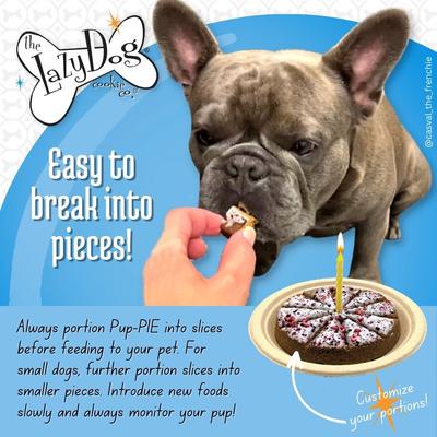 Show full view: The Lazy Dog Cookie Co. Happy Birthday Pup-PIE Dog Treat, Boy slide 4 of 10