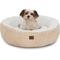 Show in main carousel: American Kennel Club Mason Fabric Round Dog Bed, Tan, Small: 23-in slide 1 of 2
