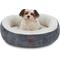 Show in main carousel: American Kennel Club Mason Fabric Round Dog Bed, Gray, Small: 23-in slide 1 of 2