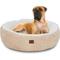 Show in main carousel: American Kennel Club Mason Fabric Round Dog Bed, Tan, Large: 31-in slide 1 of 7