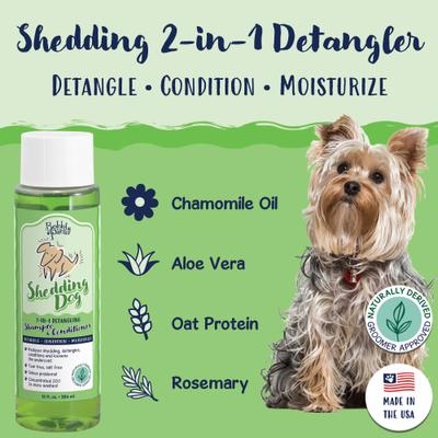 Show full view: Bobbi Panter Signature 2 in 1 Deshedding & Detangling Dog Shampoo, 10-fl oz bottle slide 3 of 8