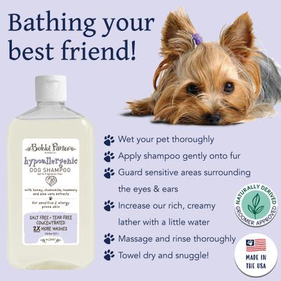 Show full view: Bobbi Panter Botanical Hypo-Allergenic Dog Shampoo, 14-fl oz bottle slide 3 of 8