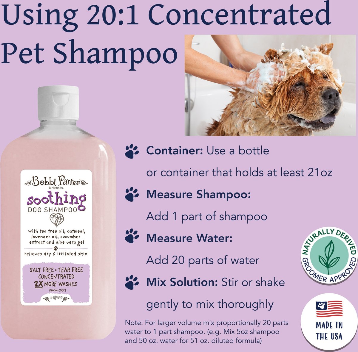 Bobbi Panter Botanical Soothing Dog Shampoo