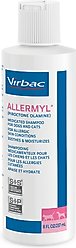 Virbac ALLERMYL Piroctone Olamine Medicated Dog Shampoo, 8-oz bottle