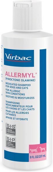 Virbac ALLERMYL Piroctone Olamine Medicated Dog Shampoo