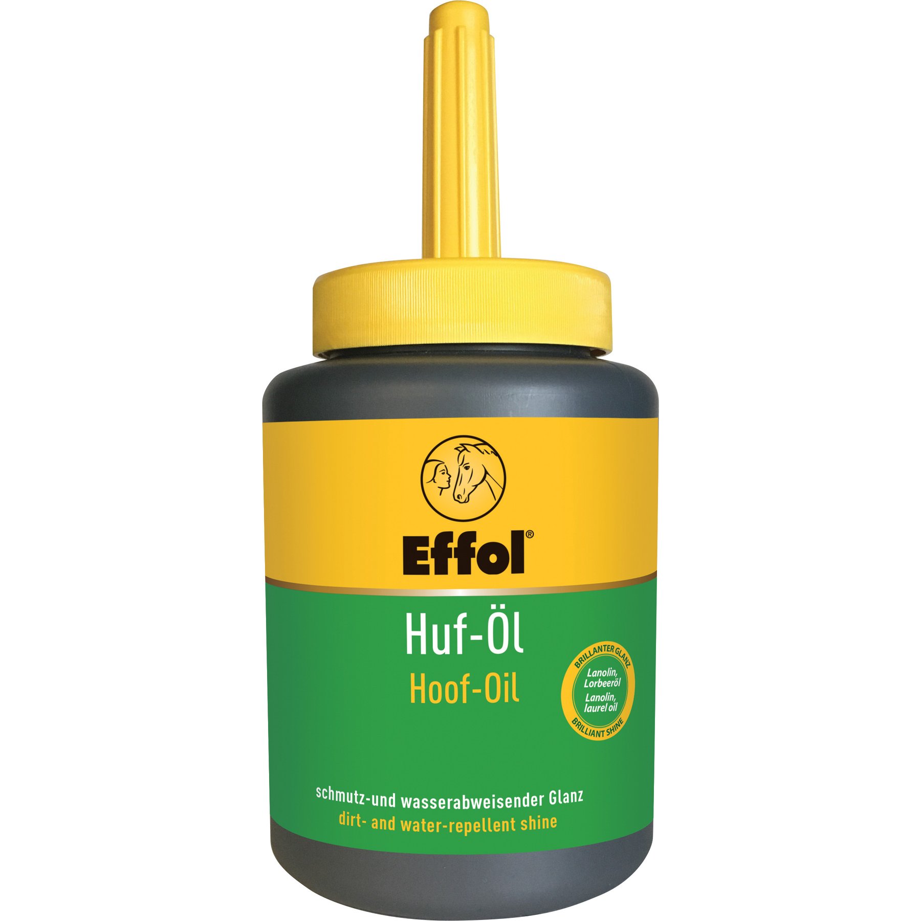 Effol Applicator Brush & Horse Hoof Oil, 475-mL