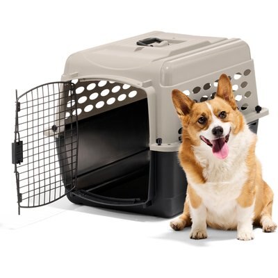 Petmate Petmate Vari Dog & Cat Kennel, Tan, 28-in, 25-30-lbs