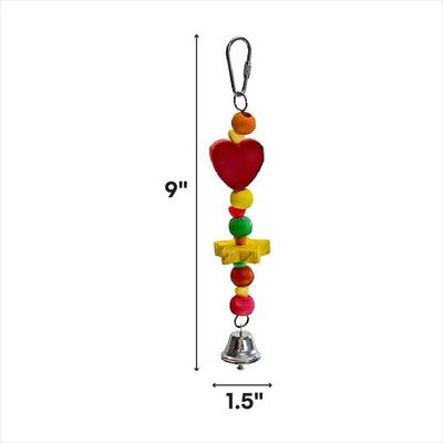 Show full view: Caitec Featherland Paradise Balls & Hearts Bird Toy slide 2 of 2