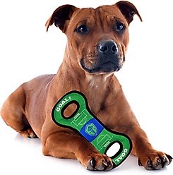 Pets First Seattle Sounders FC Soccer Field Squeaky Dog Tug Toy slide 2 of 4