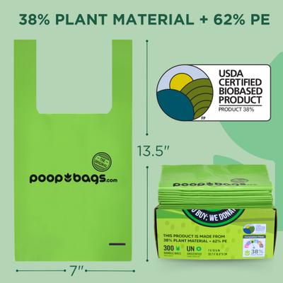 Show full view: The Original Poop Bags Dog Waste Bags with Tie Handles, 300 count slide 3 of 8