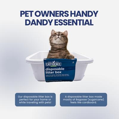 Show full view: Catfidence Disposable Cat Litter Box, 2 count slide 8 of 9