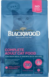 Blackwood Chicken Meal & Rice Recipe Adult Dry Cat Food, 4-lb bag