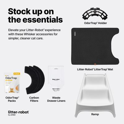 Show full view: Whisker Litter-Robot 4 Carbon Filters, 6 count slide 6 of 7