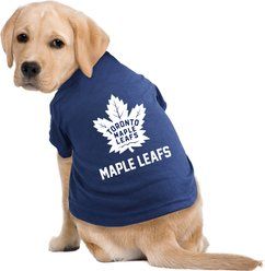 Littlearth NHL Dog & Cat T-Shirt, Medium, Toronto Maple Leafs slide 2 of 5