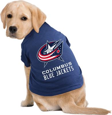 Show full view: Littlearth NHL Dog & Cat T-Shirt, Medium, Columbus Blue Jackets slide 3 of 5