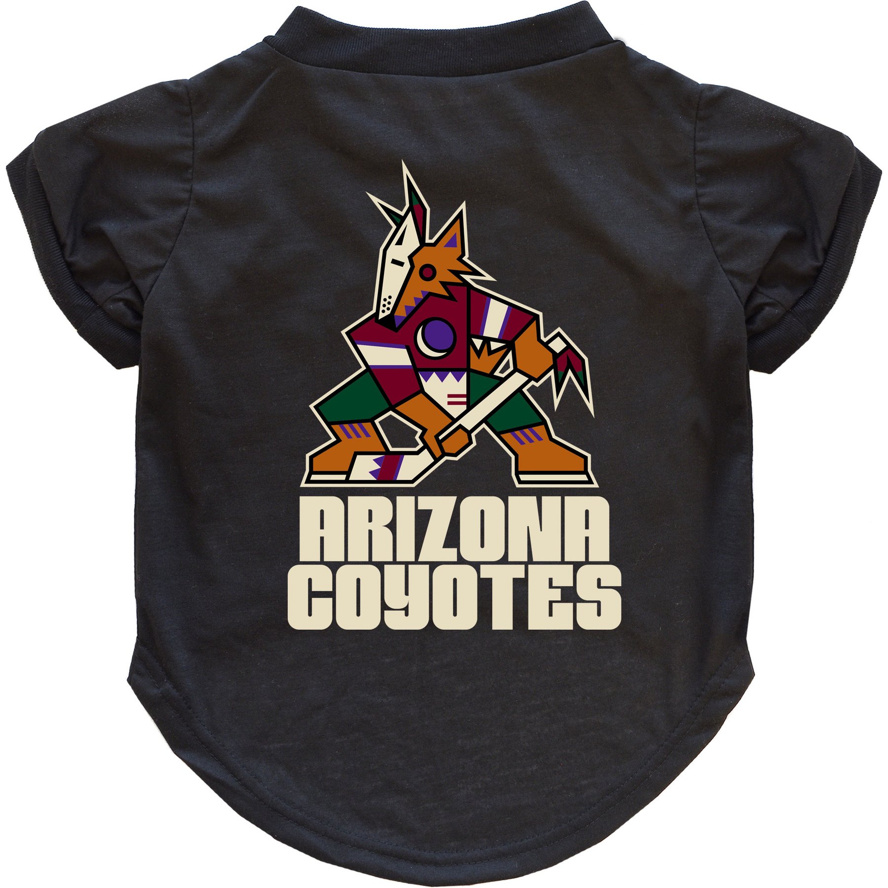 Littlearth NHL Dog & Cat T-Shirt, Arizona Coyotes, X-Small