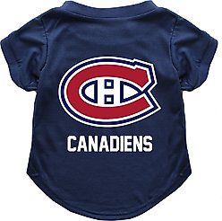 Littlearth NHL Dog & Cat T-Shirt, Small, Montreal Canadiens