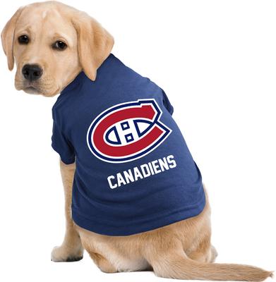 Show full view: Littlearth NHL Dog & Cat T-Shirt, Medium, Montreal Canadiens slide 3 of 5