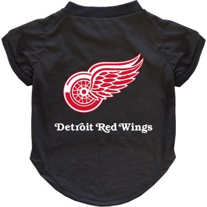 Littlearth NHL Dog & Cat T-Shirt, Large, Detroit Red Wings