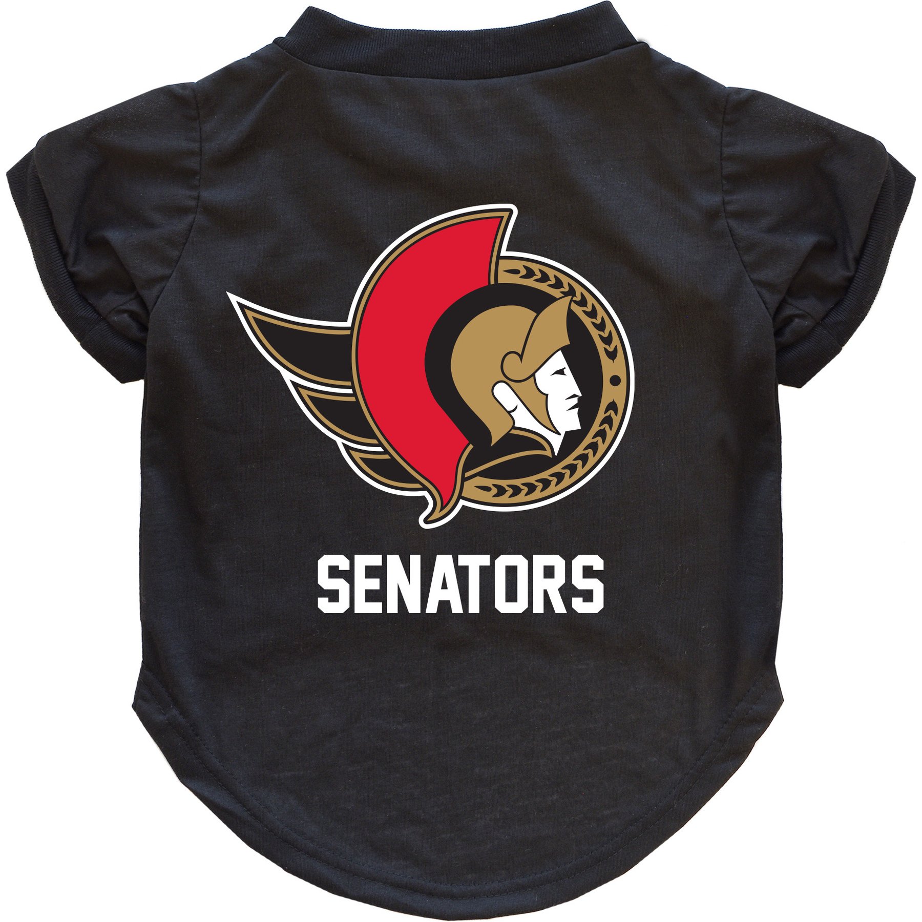 Littlearth NHL Dog & Cat T-Shirt, Ottawa Senators, Medium