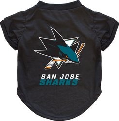 Littlearth NHL Dog & Cat T-Shirt, San Jose Sharks, X-Large  slide 1 of 5
