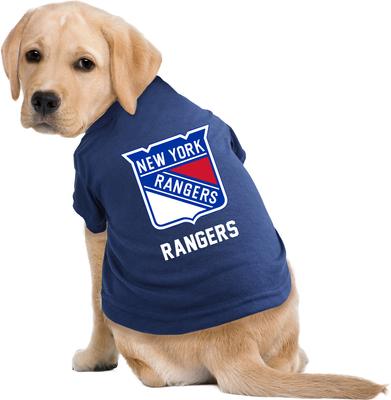 Show full view: Littlearth NHL Dog & Cat T-Shirt, X-Large, New York Rangers slide 3 of 5