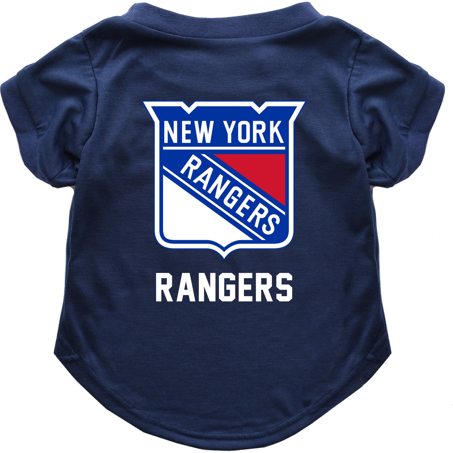 Littlearth NHL Dog & Cat T-Shirt, New York Rangers, X-Small