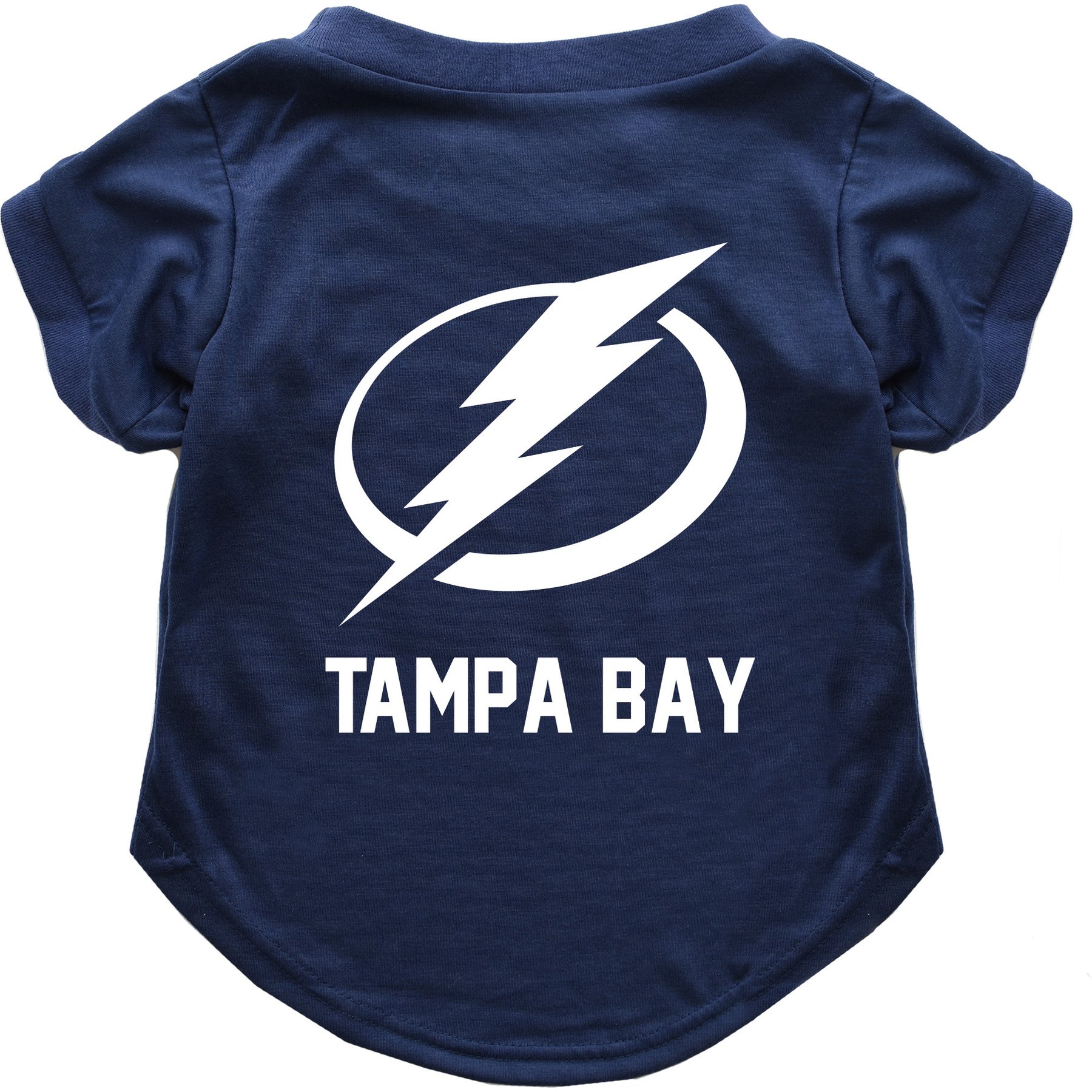 Littlearth NHL Dog & Cat T-Shirt, Tampa Bay Lightning, X-Large
