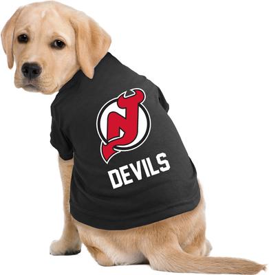 Show full view: Littlearth NHL Dog & Cat T-Shirt, X-Large, New Jersey Devils slide 3 of 5