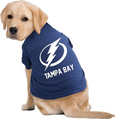Show full view: Littlearth NHL Dog & Cat T-Shirt, Large, Tampa Bay Lightning slide 3 of 5
