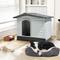 Show in main carousel: Yitahome Double Door Outdoor Dog House with Porch, 36-in slide 5 of 6