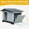 Show in main carousel: Yitahome Double Door Outdoor Dog House with Porch, 36-in slide 3 of 6