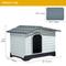 Show in main carousel: Yitahome Double Door Outdoor Dog House with Porch, 36-in slide 2 of 6
