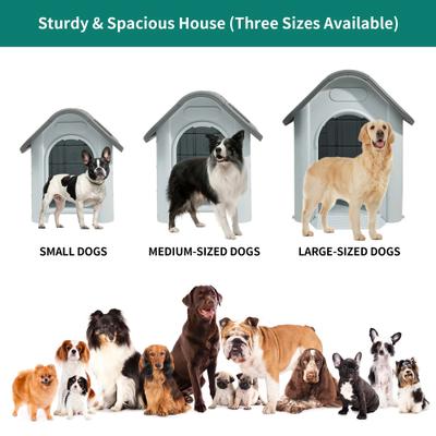 Show full view: Yitahome Outdoor Dog House, 28.3-in slide 5 of 7