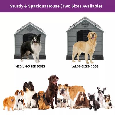 Show full view: Yitahome Plastic Shelter Dog House slide 5 of 6