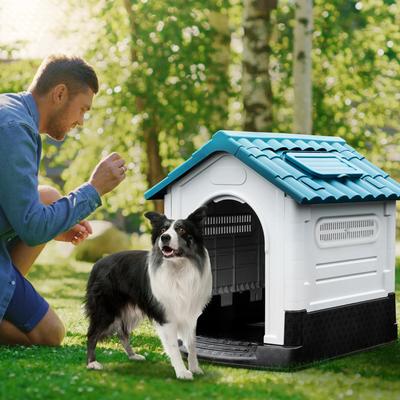 Show full view: Yitahome Folding Outdoor Plastic Dog House, Medium slide 4 of 7