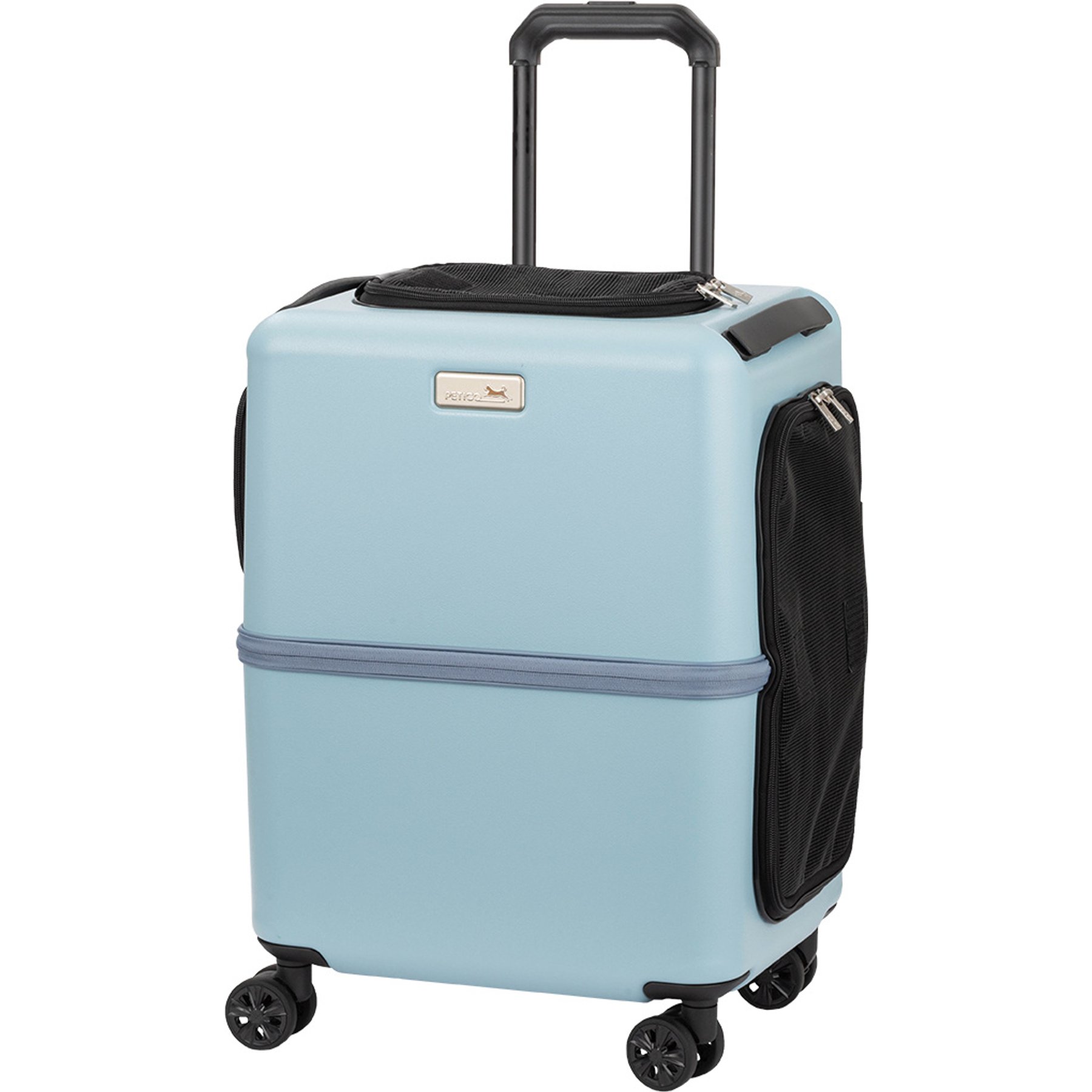 PETiCO iCO Dog & Cat Carrier, Sky Blue, 23-in
