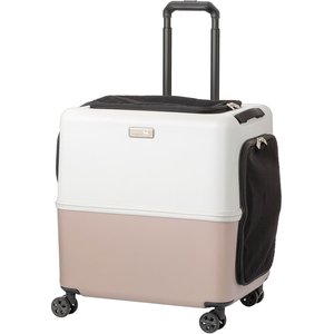 PETiCO iCO Dog & Cat Carrier, Pink Beige & White, 25-in