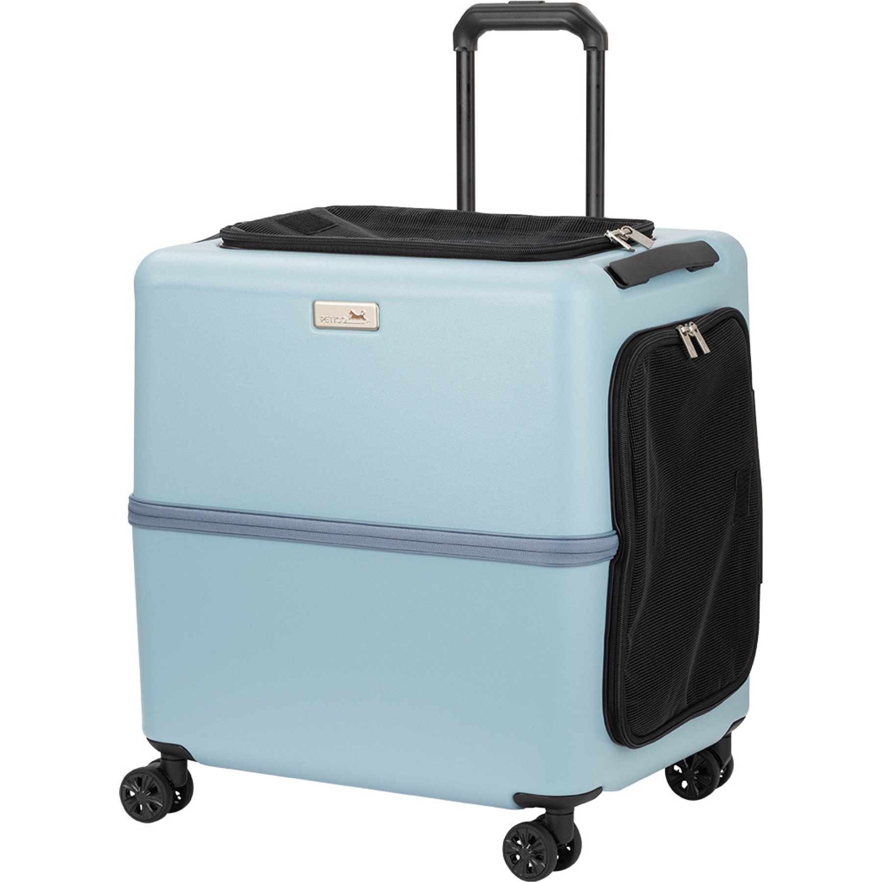 PETiCO iCO Dog & Cat Carrier, Sky Blue, 25-in