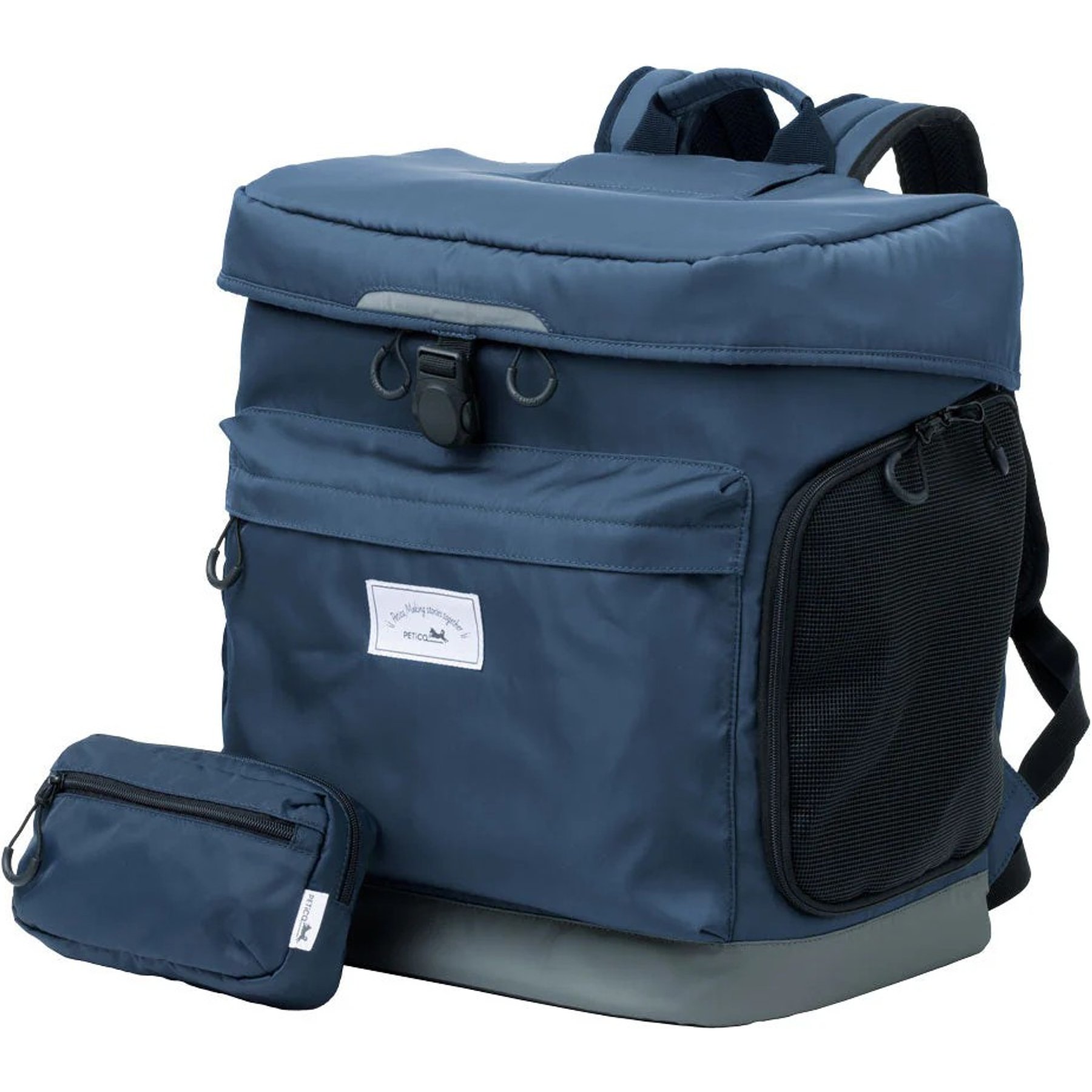PETiCO HUG Backpack Dog & Cat Carrier, Navy