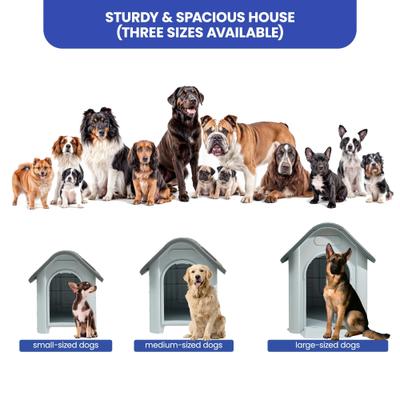 Show full view: Yitahome Outdoor Dog House, 33.5-in slide 4 of 7