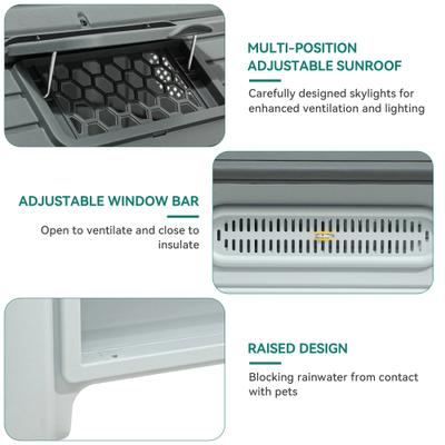 Show full view: Yitahome Outdoor Dog House, 28.3-in slide 6 of 7