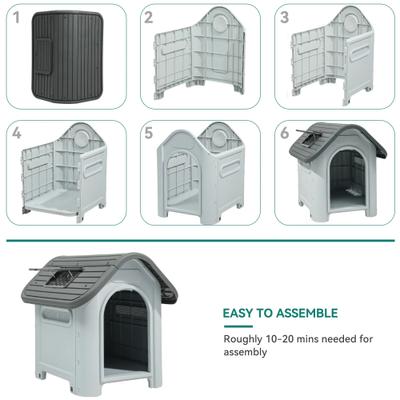 Show full view: Yitahome Large Outdoor Dog House slide 6 of 8
