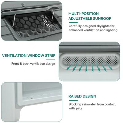 Show full view: Yitahome Large Outdoor Dog House slide 7 of 8